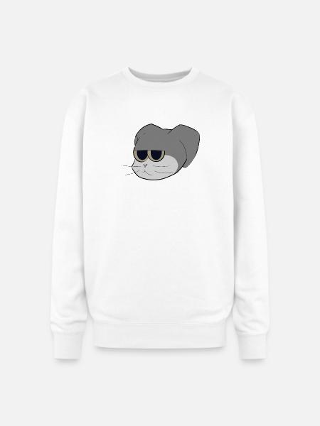 Ketos - Oversized Crewneck Sweatshirt - white