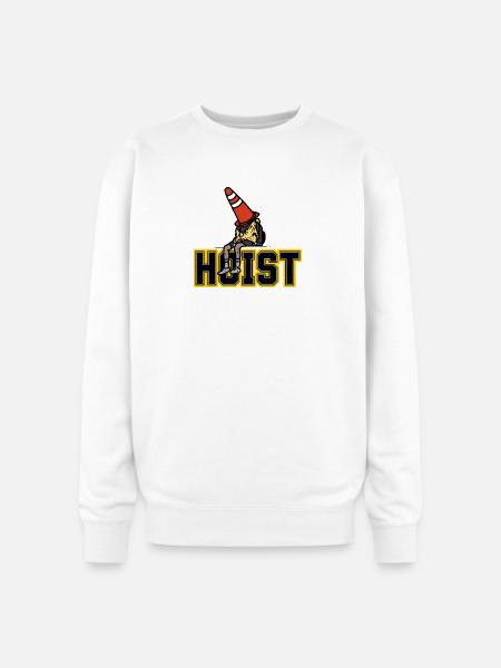 Hoist Cone Lounge Art - Oversized Crewneck Sweatshirt - white