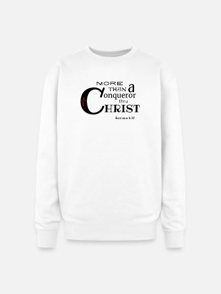 OVERCOMER - Oversized Crewneck Sweatshirt - white