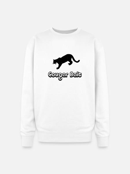 Cougar Bait - Oversized Crewneck Sweatshirt - white