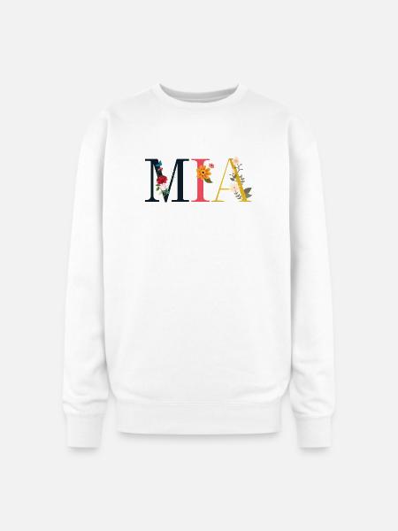 Mia - Oversized Crewneck Sweatshirt - white