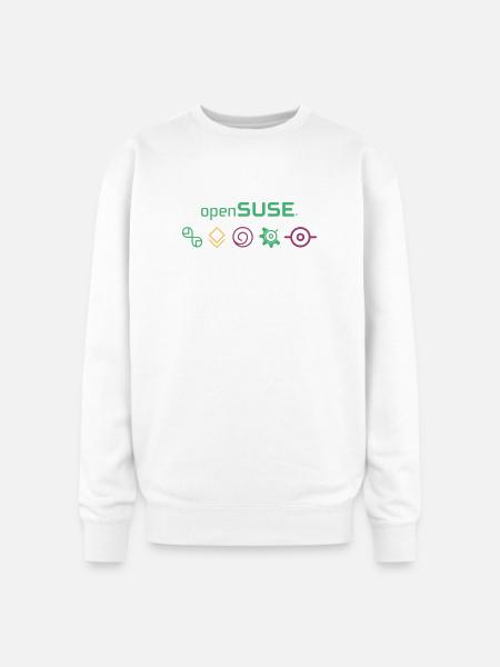 Distro Flavors - Oversized Crewneck Sweatshirt - white