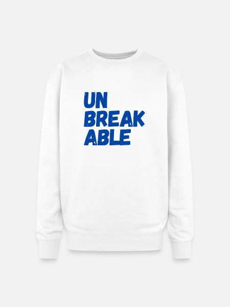 Unbreakable: The Art of Resilience - Oversized Crewneck Sweatshirt - white