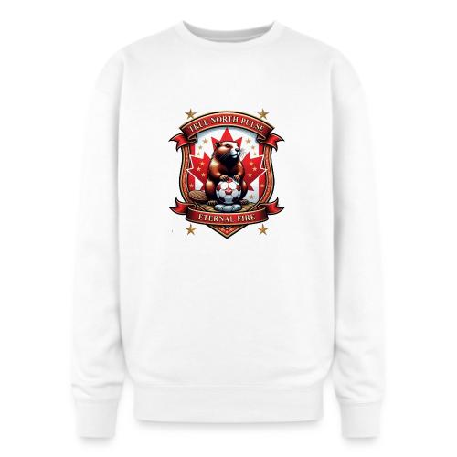 Canada Beaver Crest T-Shirt, Pride Badge Gift - Oversized Crewneck Sweatshirt