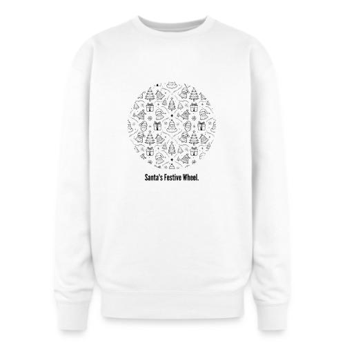 Santa's Festive Wheel T-Shirt - Oversized Crewneck Sweatshirt