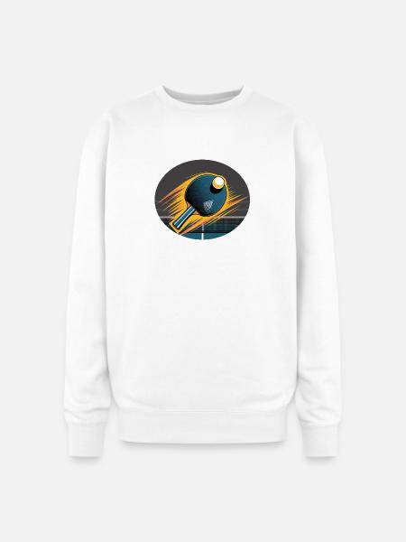 Table Tennis Velocity Burst - Oversized Crewneck Sweatshirt - white