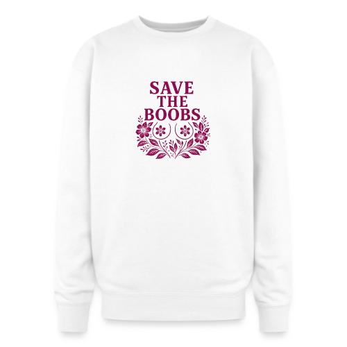 Save the boobs floral - Oversized Crewneck Sweatshirt