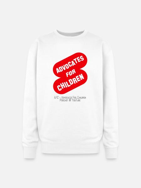 AFC Red Flash Sign - Oversized Crewneck Sweatshirt - white