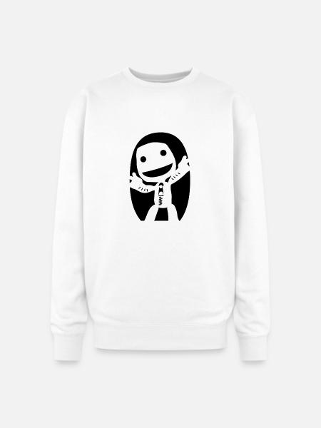 Little Big Planet - Oversized Crewneck Sweatshirt - white