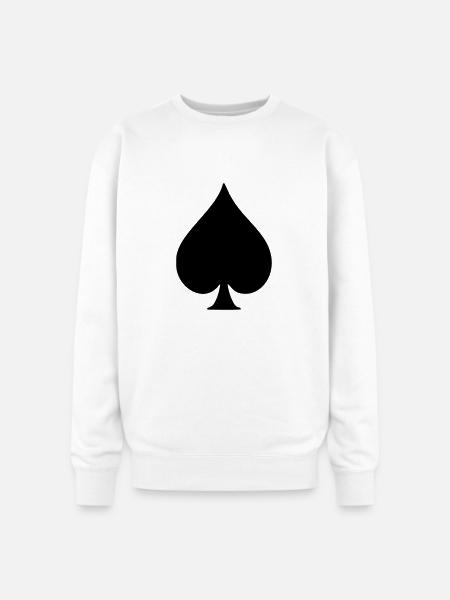 Spade - Oversized Crewneck Sweatshirt - white
