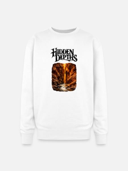 Hidden Depths Canyon Glow - Oversized Crewneck Sweatshirt - white