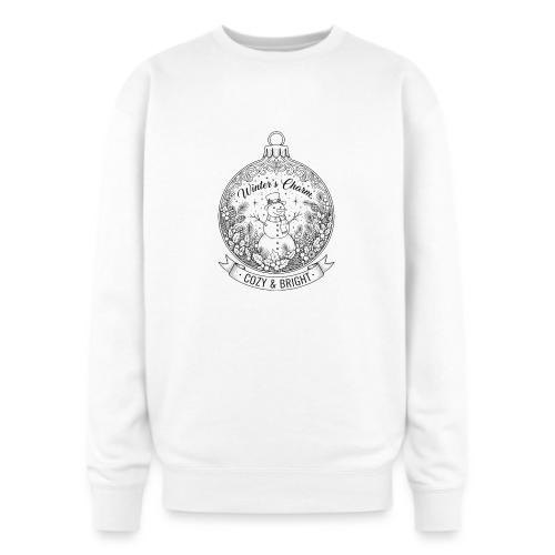 Festive Snowman T-Shirt - Oversized Crewneck Sweatshirt