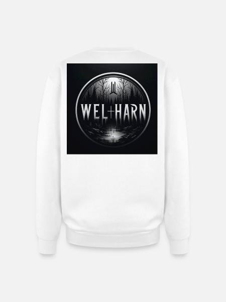 Valharn - Oversized Crewneck Sweatshirt - white