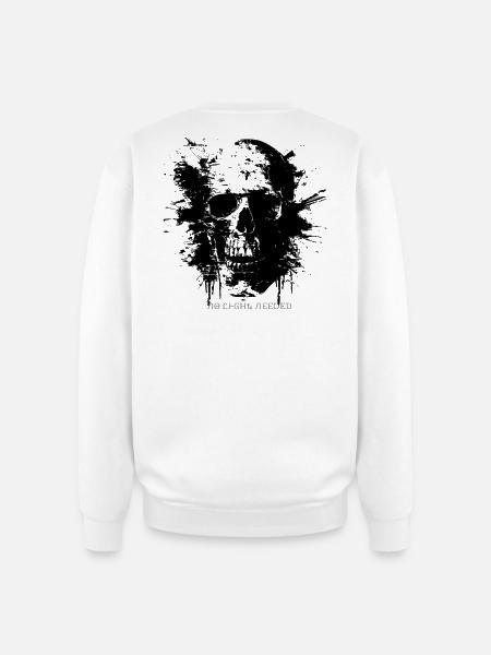 VELKRY_ - Oversized Crewneck Sweatshirt - white