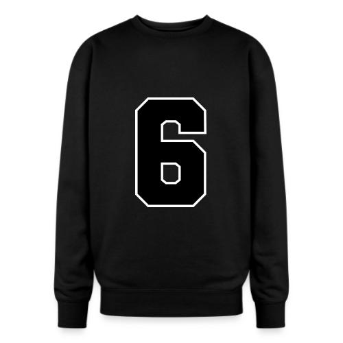 Varsity Number 6 Sports Font - Oversized Crewneck Sweatshirt