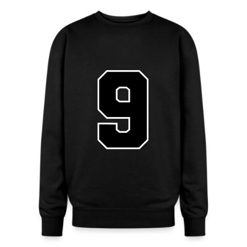 Varsity Number 9 Athletic Font - Oversized Crewneck Sweatshirt