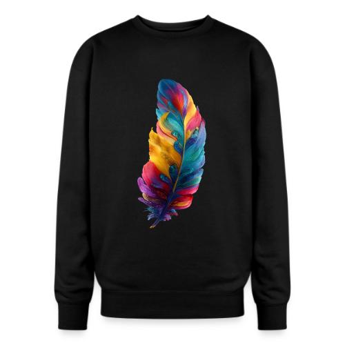 Spectrum Feather Flow - Oversized Crewneck Sweatshirt