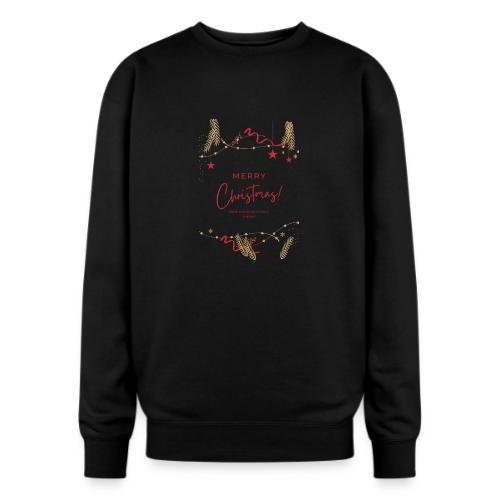 Merry Christmas Typography Design - Oversized Crewneck Sweatshirt
