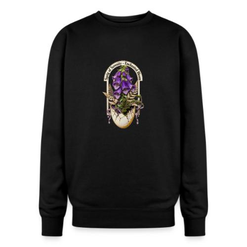 Spring Serenity Foxglove Tee, Easter Gift for wife - Oversized Crewneck Sweatshirt