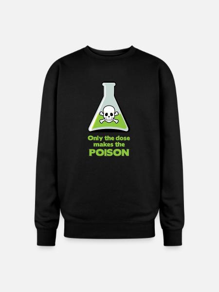 Poison - Oversized Crewneck Sweatshirt - black
