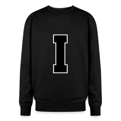 Varsity Letter I Collegiate Monogram - Oversized Crewneck Sweatshirt