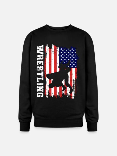 Wrestling - Oversized Crewneck Sweatshirt - black