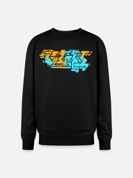 Graffiti Piece - Light - Oversized Crewneck Sweatshirt - black