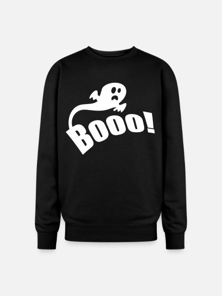 Boo - Oversized Crewneck Sweatshirt - black