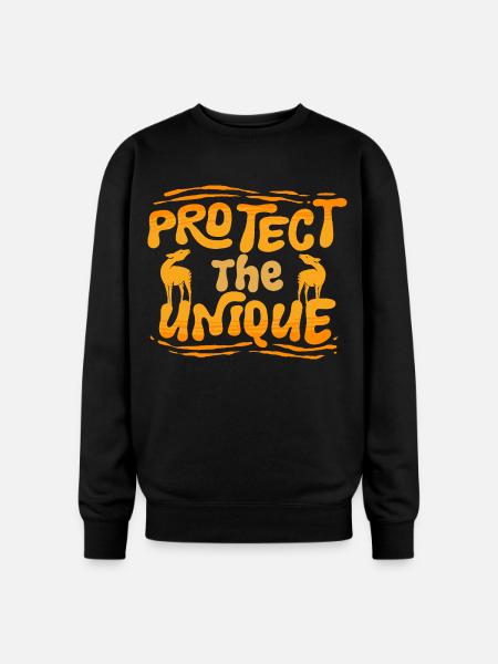 Okapi Protect The Unique - Oversized Crewneck Sweatshirt - black