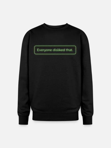 Design metadata request - Oversized Crewneck Sweatshirt - black