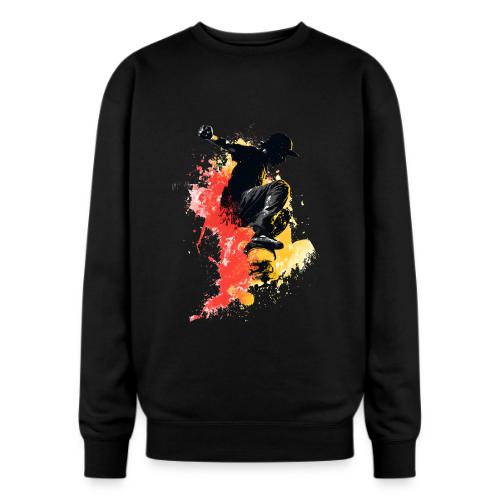 Skateboarding: Splash of Motion - Oversized Crewneck Sweatshirt