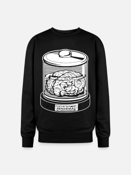 Abby Normal - Oversized Crewneck Sweatshirt - black