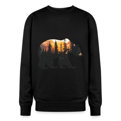 Bear: Sunset Guardian - Oversized Crewneck Sweatshirt