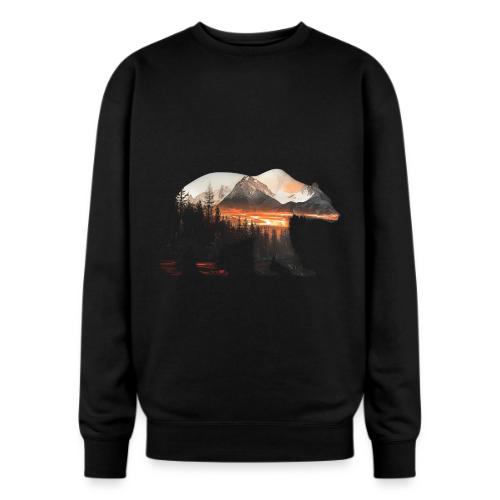 Canada Bear: fiery tones - Oversized Crewneck Sweatshirt