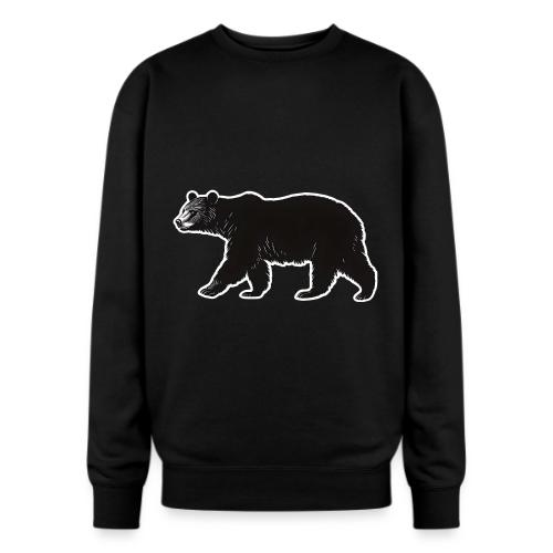 Midnight Black Bear - Oversized Crewneck Sweatshirt