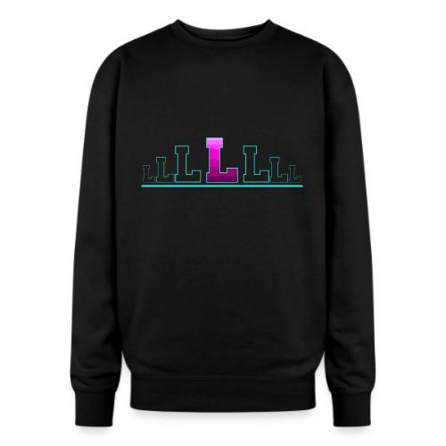 Letter L – Capital Varsity Alphabet Monogram - Oversized Crewneck Sweatshirt