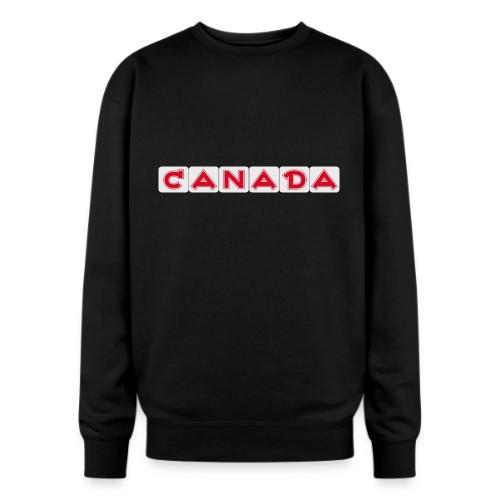 Canada, red letters on white background - Oversized Crewneck Sweatshirt