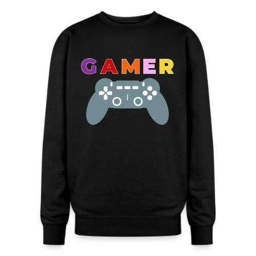 Colorful Gamer Controller Graphic - Oversized Crewneck Sweatshirt