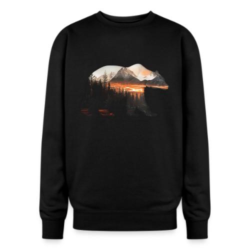 Canada Bear: fiery tones - Oversized Crewneck Sweatshirt