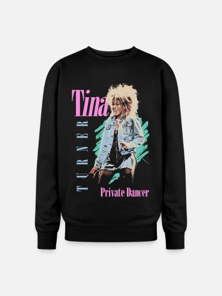 Tina Turner Private Dancer Design - Oversized Crewneck Sweatshirt - black