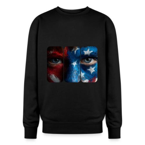 USA: Painted for the Flag - Oversized Crewneck Sweatshirt