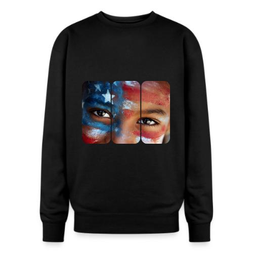 USA: Eyes of the Flag - Oversized Crewneck Sweatshirt