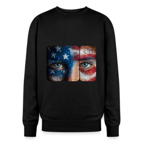 USA: Stars in Her Eyes - Oversized Crewneck Sweatshirt