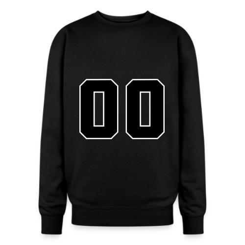 Varsity 00 Athletic Number Design - Oversized Crewneck Sweatshirt