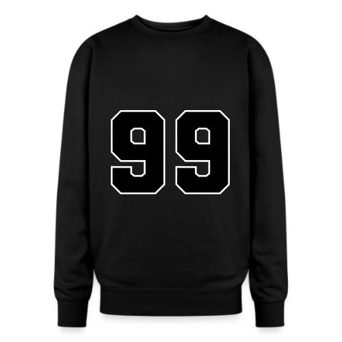 Varsity Number 99 Athletic Font - Oversized Crewneck Sweatshirt