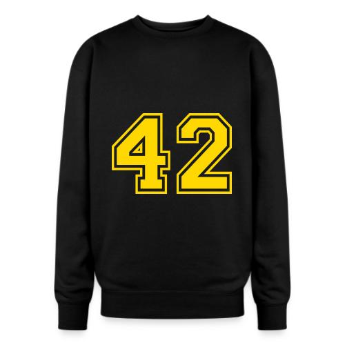Number 42 in a classic athletic collegiate font - Oversized Crewneck Sweatshirt