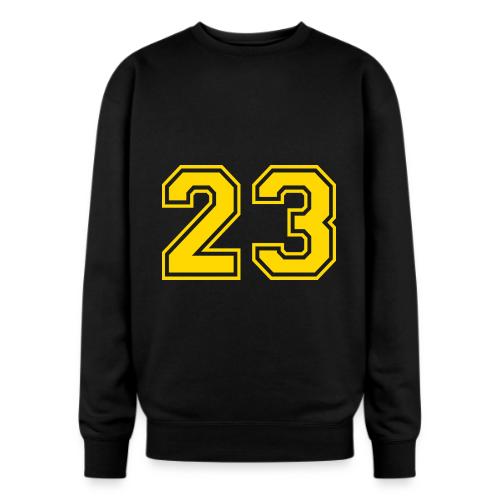 Number 23 in a classic athletic collegiate font - Oversized Crewneck Sweatshirt