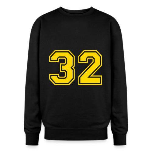 Number 32 in a classic athletic collegiate font - Oversized Crewneck Sweatshirt