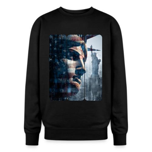 USA: Liberty in Three Visions - Oversized Crewneck Sweatshirt