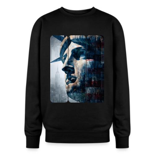 USA: Urban Liberty Triptych - Oversized Crewneck Sweatshirt